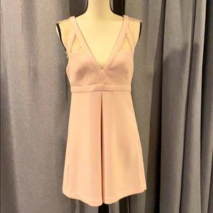 BCBGeneration Baby Pink Lace Cocktail Dress